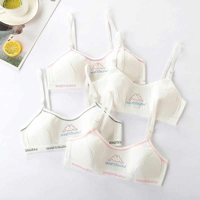 เสื้อชั้นในเด็กหญิง อายุ10+ แบบตะขอปรับได้ ผ้าคอตตอน พร้อมส่ง - รูปที่ 2