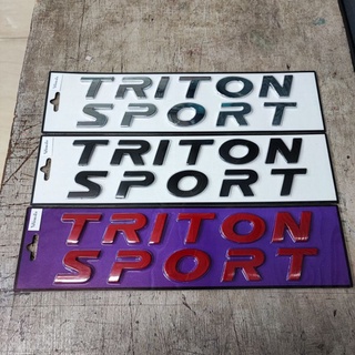 โลโก้ TRITON SPORT ติดฝากระโปรง