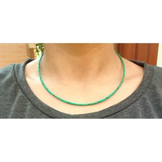 Jewelry By Heart : สร้อยคอหินเทอร์ควอยส์สีเขียว มีหลายความยาว น่ารักสุดๆ 📿