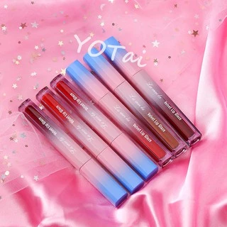 YOTAI ❤️LAMEILA❤️ ลิปสติก ลิปกลอส สีส้มอิฐ สีเเดงตุ่น แบบกันน้ำ ติดทนนาน มี 6 สี