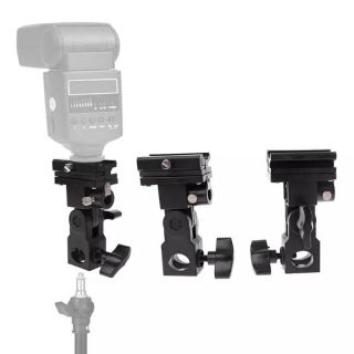 Flash Bracket  Holder หัวจับแฟลช พร้อมที่เสียบร่ม ขาตั้งแฟลช TYPE B