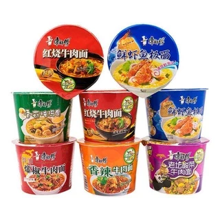 มาม่าจีน บะหมี่ไก่เผ็ด แบบถ้วยใหญ่ Kang Hao Fu บะหมี่ ก๋วยเตี๋ยว บะหมี่ถ้วย *รับรองความอร่อย*