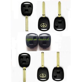 TOYOTA 2/3 Buttons remote keyless key casing for replacing TOYOTA Land Cruiser Yaris Camry Rav4 etc.2/3 Buttons Key casing shell-โตโยต้า 2-3 ปุ่มควบคุมระยะไกลโดยไม่ต้องคีย์คีย์ครอบคลุมสำหรับการเปลี่ยนที่ดินโตโยต้า Cruiser Ya Camry Rav4 และปุ่มอื่นๆ