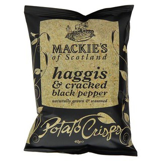 Mackie Haggis&amp;cracked Black Pepper 150g  แม็คกี้แฮ็กกิสพริกไทยดำป่น 150 กรัม