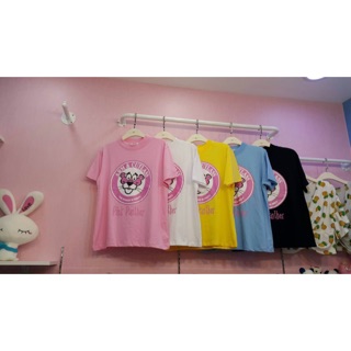 เสื้อยืดคอเต่า : ลาย Pink Panther