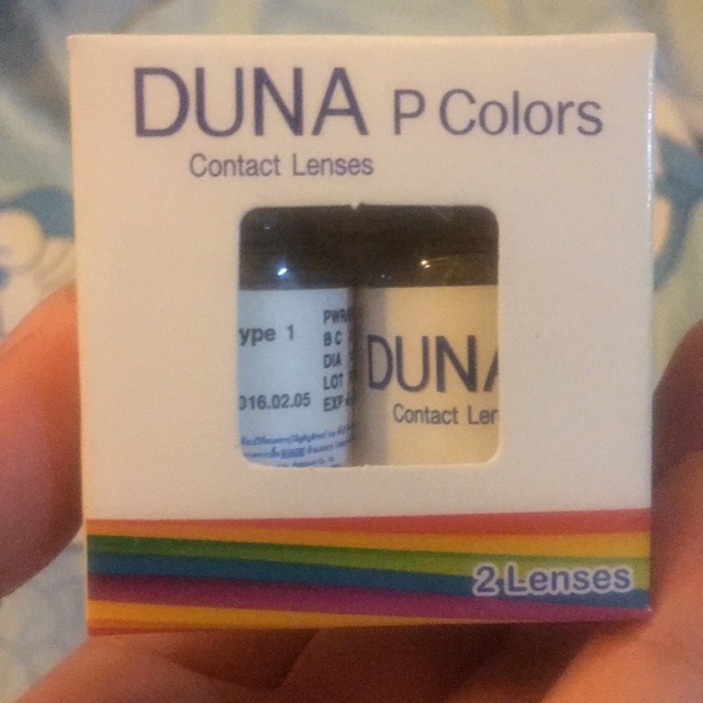 คอนแทคเลนส์ Duna สีดำ 14.5 (-4.00)