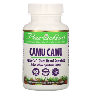 Paradise Herbs, Camu Camu, 60 Veggie Caps