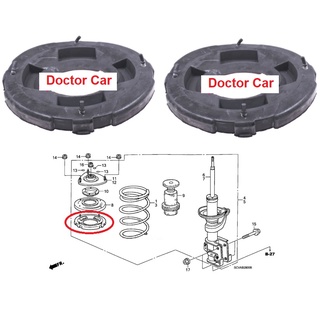 Doctor Car ยางรองสปริงเบ้าโช๊คหน้า ฮอนด้า ซีวิค ไดเมนชั่น ES Honda Civic Dimension 2000-2006 / CR-V 2002-2006