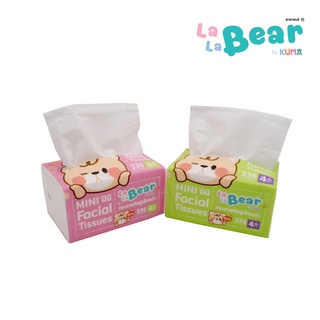 Lalabear ทิชชู่เช็ดหน้า 336 แผ่น หนา 4ชั้น  : 1 ห่อ