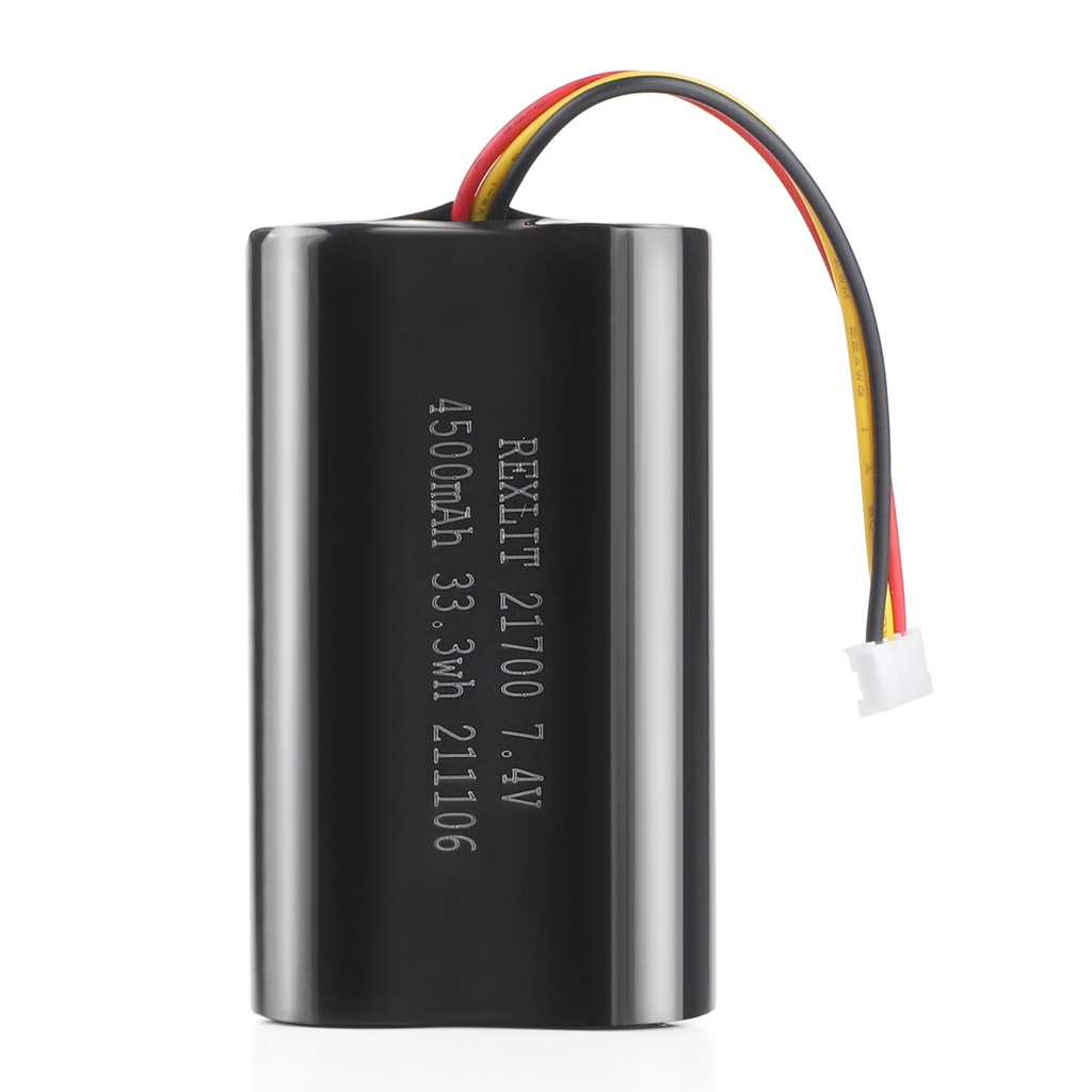 Li-Ion Battery Pack 21700 4500mAh ชาร์จ 7.4V พร้อมปลั๊กทนทานรอบ