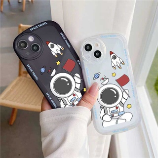 เคสโทรศัพท์ซิลิโคน แบบนิ่ม ลายนักบินอวกาศ สําหรับ Realme 5 5i 6i C3 C35 C21Y C25Y C21 RealmeC11 C11 2021 C25 C15 C12 C2 HOSTR