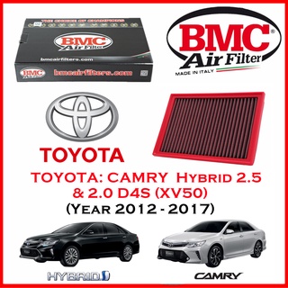 BMC Airfilters® (ITALY)🇮🇹 Air Filters กรองอากาศแต่ง สำหรับ Toyota Camry (XV50) Hybrid 2.5/2.0G D4S (2012-2017)