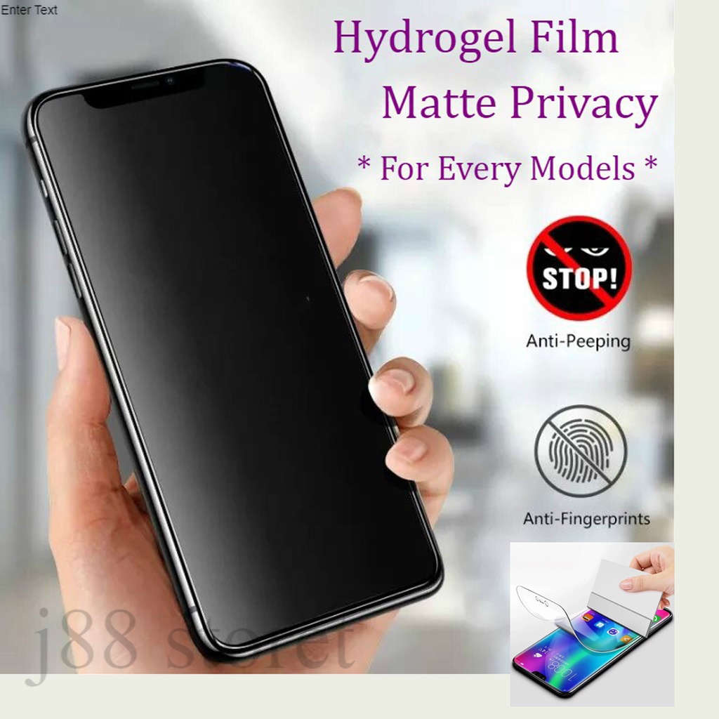 Samsung S9 / S9+ / S8 / S8+ / S7 / S7 Edge / S6 Edge+ / S6 Edge / S6 Hydrogel ฟิล์มกันรอยหน้าจอความเ