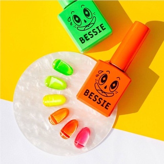 New Arrival 🆕️ สีเจลเกาหลี Neon 6 สี collection เบสซี่ Bessie 🇰🇷 ของแท้นำเข้าจากเกาหลี🇰🇷 พร้อมส่ง