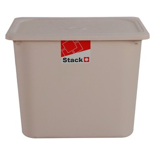 กล่องฝาปิด STACKO 2011C 43x33x34 ซม. สีเบจCONTAINER