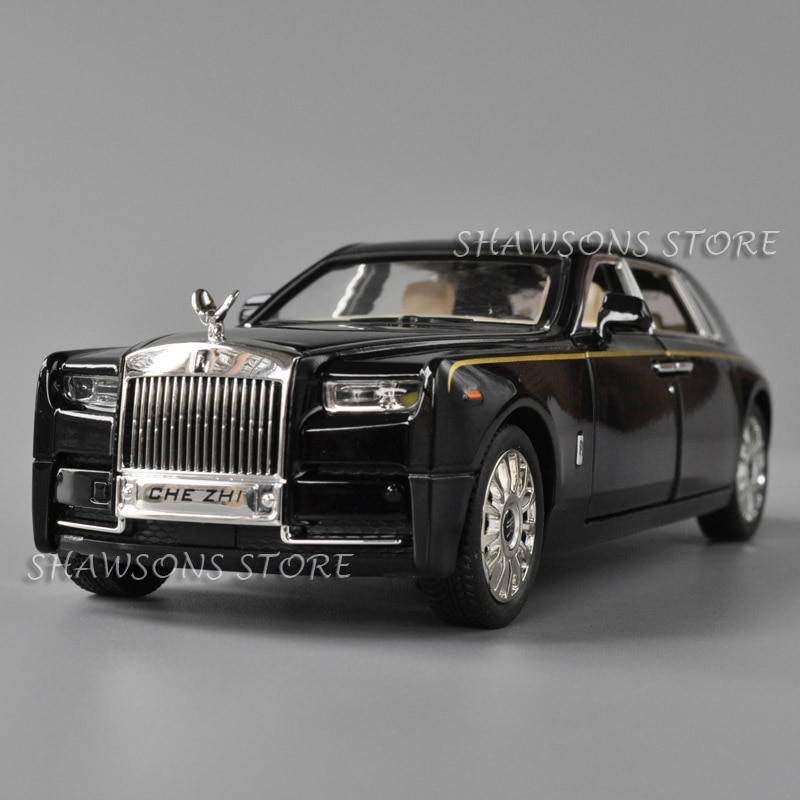 124 Scale Diecast Luxury Car Model Toys Rolls Royce hantom ull Back ...