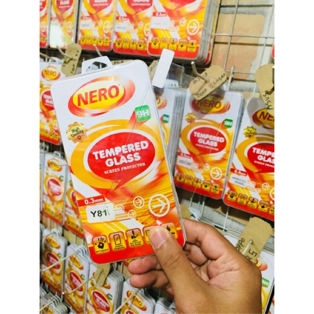 กระจกนิรภัย Anti-Scratch Glass Vivo Y81i Screen Guard Nero 9H Clear 0.3mm