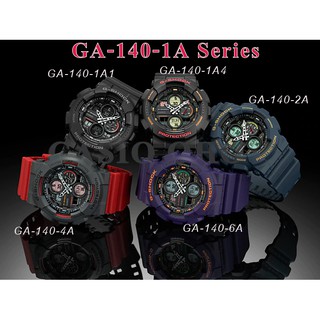 CASIO G-SHOCK รุ่น GA-140-1A,GA-140-1A1,GA-140-1A4,GA-140-4A,GA-140-6A ของแท้ 100% ประกัน1ปีศูนย์ไทย