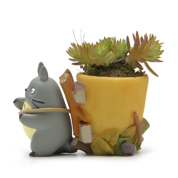 1 ชิ้นน่ารักตะกร้าแมวเรซิ่น DIY ตุ๊กตาโต๊ะ Creative Storage อุปกรณ์ตกแต่งบ้าน Miniature Garden