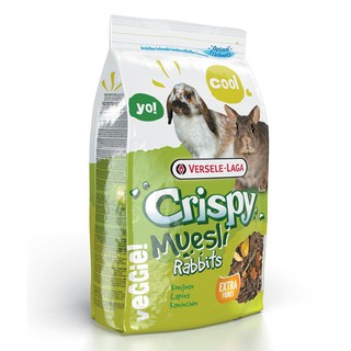 Versele Laga Crispy - Muesli Rabbits (1kg) อาหารกระต่ายสูตรประหยัด คริสปี้ เพิ่มไฟเบอร์พิเศษ