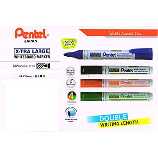 Pentel Whiteboard Marker ปากกาไวท์บอร์ด เพนเทล เติมหมึกได้ จำนวน 1 ด้าม #MW45