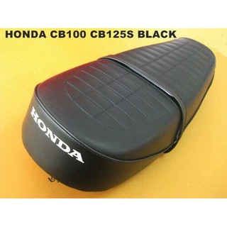 HONDA CB100 CB125S CD125S CL100 COMPLETE SEAT "BLACK" (U)  // เบาะรถมอเตอร์ไซค์ หนังพีวีซี สีดำ สินค้าคุณภาพดี