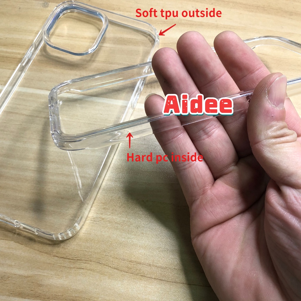 2 In 1 โปร่งใสหนาสําหรับ Samsung A56 A55 A35 A54 A34 A14 A52 A53 A51 A73 A23 A12 A22 A32 S25 S24 S23 S22 S21 NOTE 20 10 Plus Ultra Gradientหนากรณีซิลิโคนเหลว