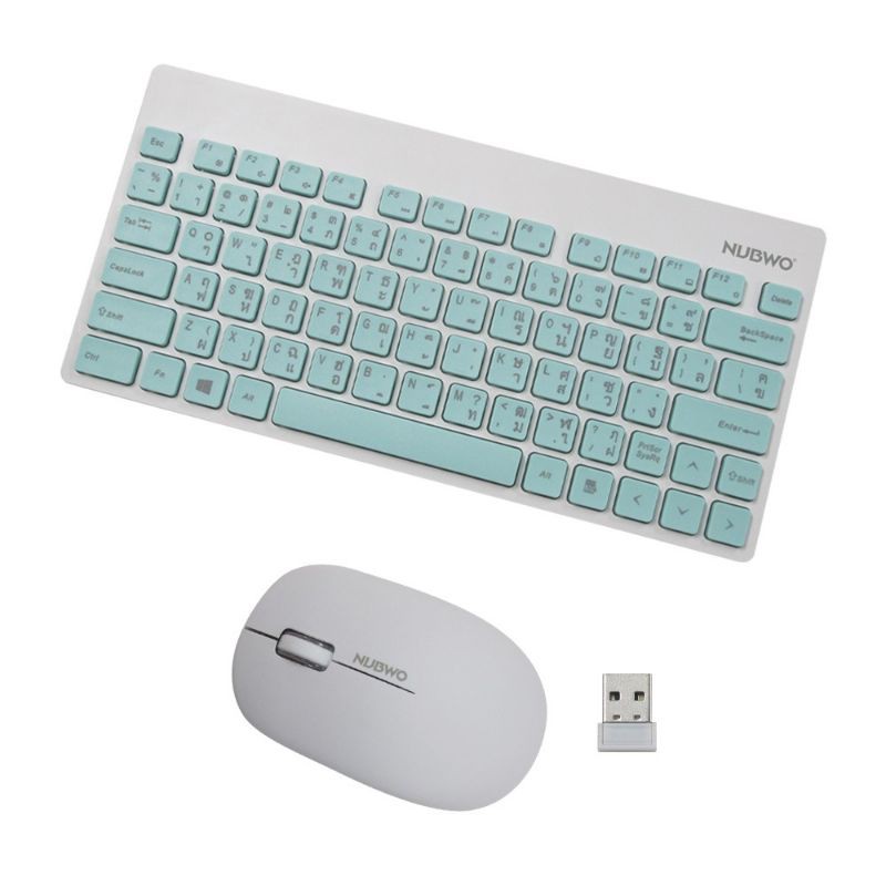 Nubwo NKM-624 Keyboard+Mouse Wireless Mini Stellar