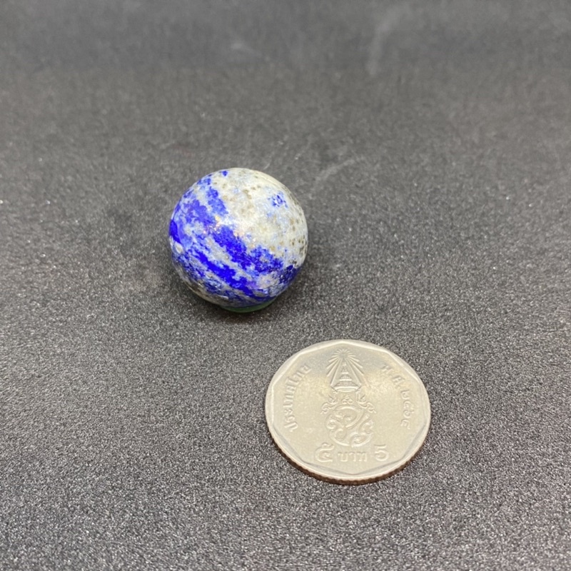 หิน ลาพิส ลาซูลี  Lapis Lazuli ลูกแก้วหินขนาดเล็ก 2cm ลาพิสลาซูลี โรสควอตซ์ ไทเกอร์อาย เม็ดหินนำโชค พร็อพถ่ายรูป หินสวยง