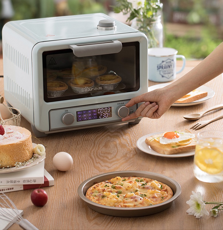 เตาอบไฟฟ้า Bear electric oven household baking small mini multifunction automatic cake steam