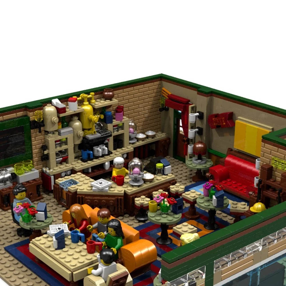 friends coffee shop lego