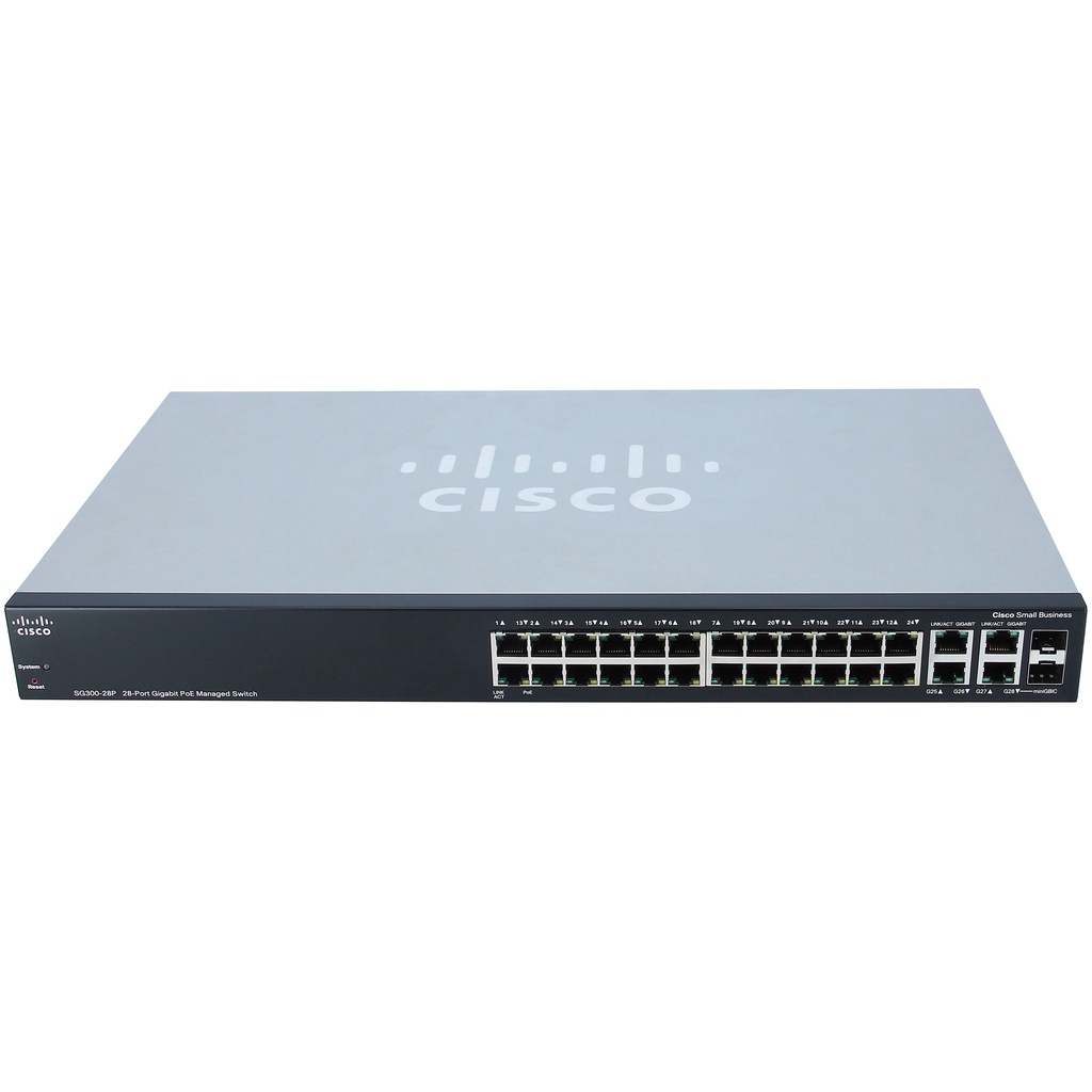 Cisco SG300 28 Port - SRW2024P-K9-V02 | Gigabit Managed Switch