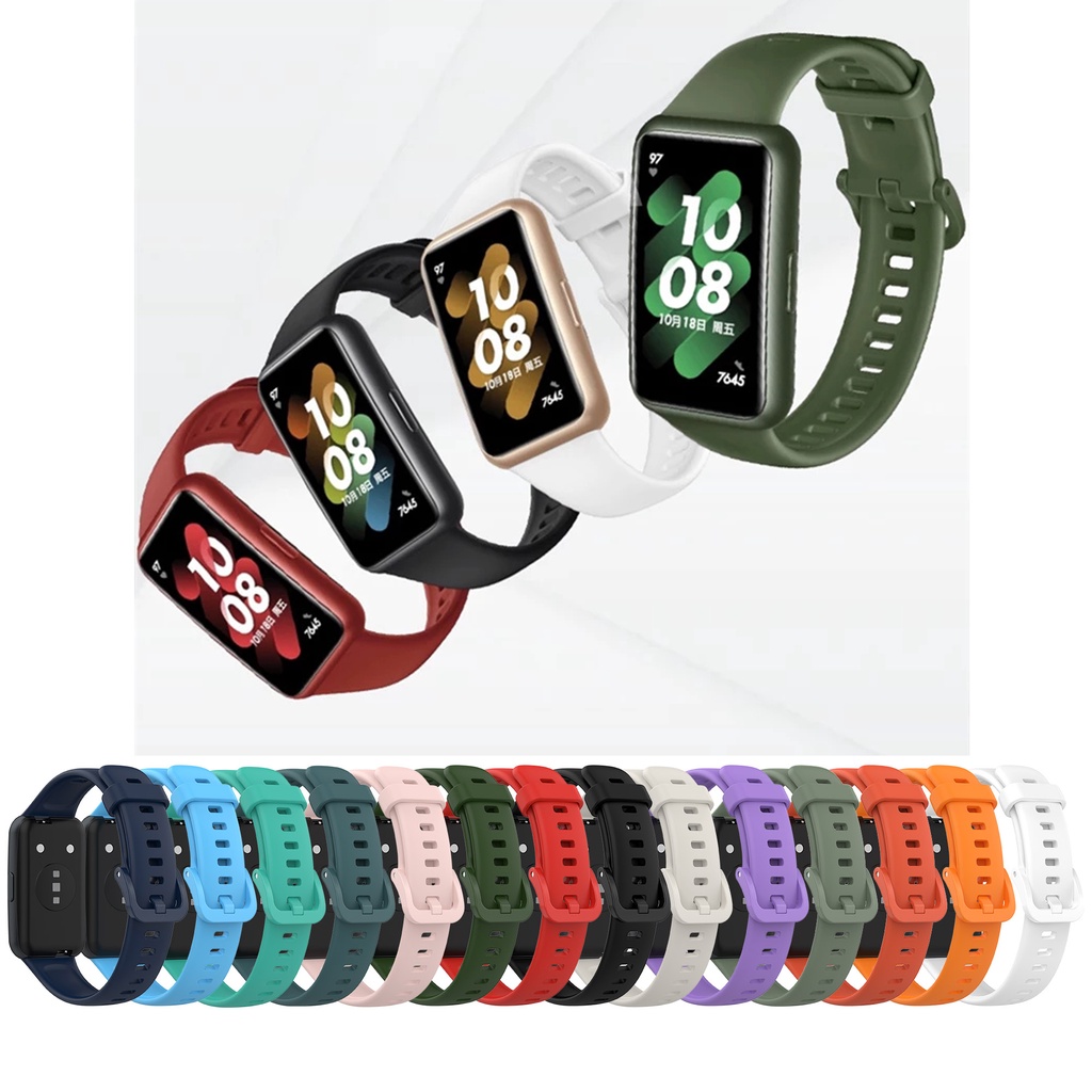สําหรับ Huawei Band 4 สายรัดข้อมือซิลิโคน กีฬา นุ่ม สําหรับ Huawei 4 Smart Watch Band
