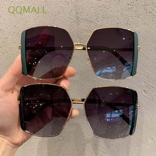 Qqmall แว่นตากันแดดแฟชั่นกรอบแว่นทรงสี่เหลี่ยมสไตล์วินเทจสําหรับผู้หญิง