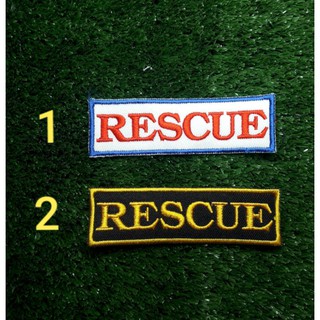 อาร์ม RESCUE แบบตรงสำหรับติดหน้าอก