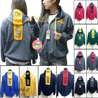 เสื้อกันหนาวมีฮู้ด Ma แถบหลัง 2021 เสื้อแขนยาว เสื้อกันหนาว ผ้านุ่ม ใส่สบาย