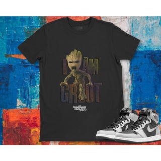 เสื้อยืด พิมพ์ลาย Marvel Guardians Vol.2 I AM GROOT น่ารัก เหมาะกับของขวัญ สําหรับผู้ชาย และผู้หญิง