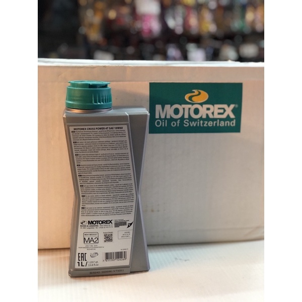MOTOREX Cross Power 4T 10W60 1.0L น้ำมันเครื่องสำหรับรถสมรรถนะสูง