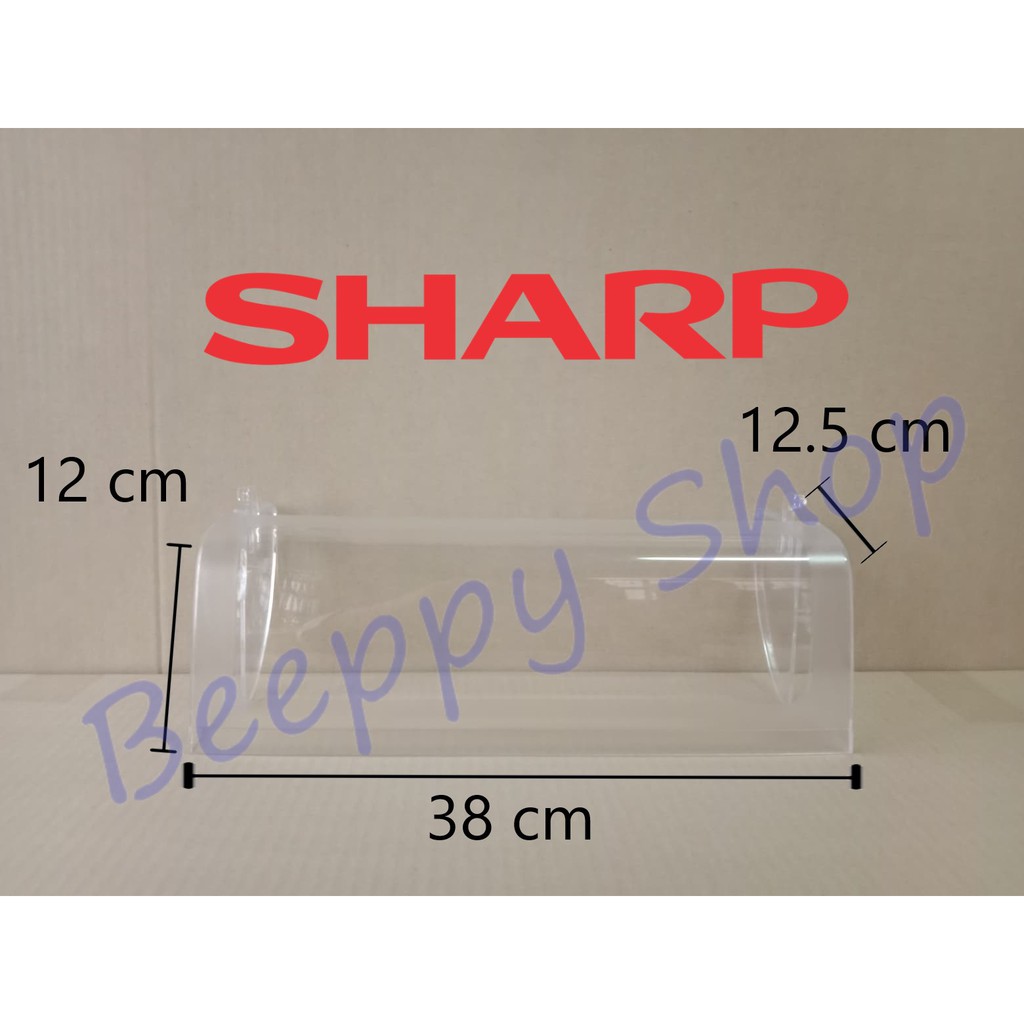 ฝาปิดถาดใต้ชั้นวาง ฝาปิดกล่องผัก Sharp รุ่น SJ-F70RV/FX74T/F75PV/F75PS ของแท้