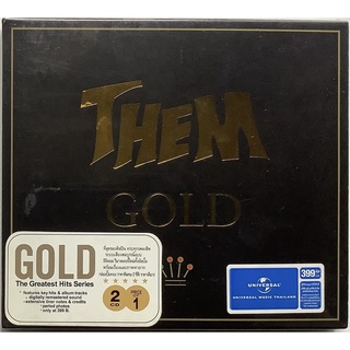 2CD 2ซีดีเพลง Them feat. Van Morrison อัลบั้ม Gold รวมเพลง ลิขสิทธิ์ ซีล