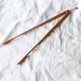 CHABATREE - HORSETAIL TONGS 17" TEAK (ST293) ที่คีบไม้สัก