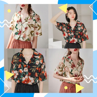 LH.Sunday🍀 เสื้อเชิ้ตฮาวายสไตล์วินเทจสวยปังสมราคา 🌞 🌴แมทซ์ง่…