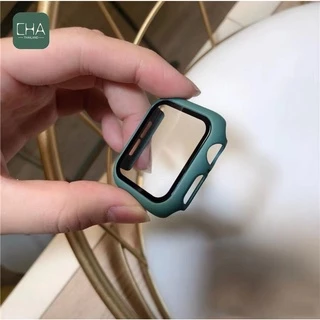เคสแอปเปิลวอช + ฟิลม์กระจกในตัว case สําหรับ watch11 10 8 7 6 5 Se 4เคสกระจก ขนาด41.42.45.46mmเคสกระจก สําหรับแอปเปิ้ลวอ