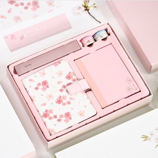 🌸Sakura planner box set เซ็ตสมุดแพลนเนอร์ลายซากุระ