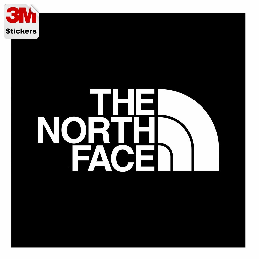The north face 2 สติ๊กเกอร์ 3M ลอกออกไม่มีคราบกาว Removable 3M sticker, สติ๊กเกอร์ติด รถยนต์ มอเตอร์ไซ
