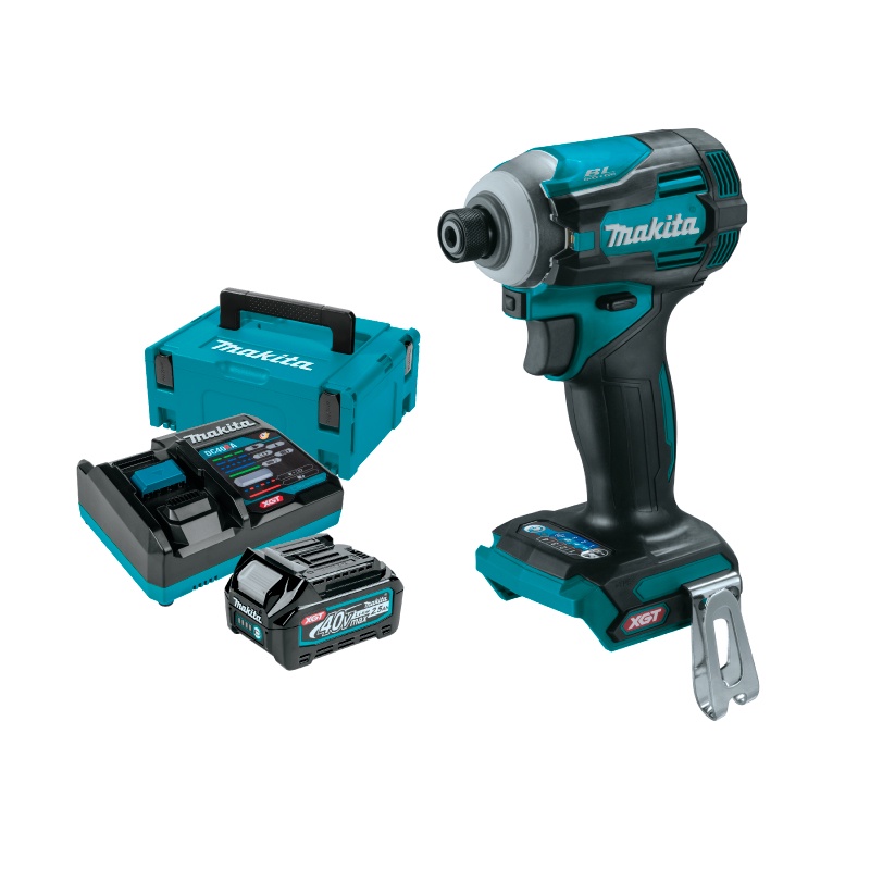 [คอมโบเซ็ต] MAKITA TD001GD101 : ไขควงกระแทกไร้สาย 220 N.m 40Vmax (Battery 2.5Ah)