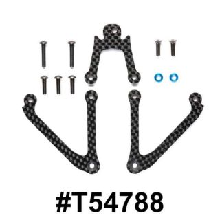 TAMIYA 54788 TA07 CARBON STIFFENERS (FRONT)