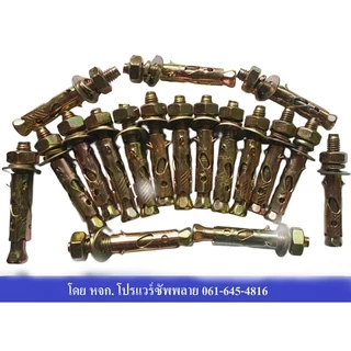 พุกเหล็ก พุคเหล็ก ST ปุ๊ก ST ทุกขนาด ตั้งแต่ 3/16",1/4",5/16",3/8",1/2",5/8" Brand : MR Metal