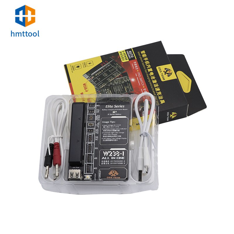 W238-I/P/A เครื่องทดสอบแบตเตอรี่ Quick Charger Activation Circuit Board สําหรับ IPhone7/8/8P/X/XS/MA