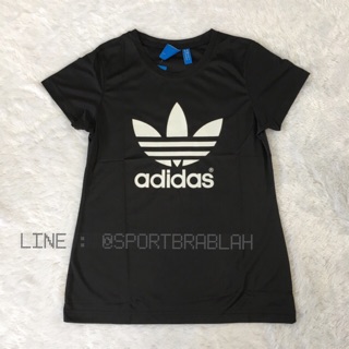 Adidas จาก 990฿ เสื้อยืด Adidas คอกลมสีดำ สำหรับสวมใส่ออกกำลังกาย หรือใส่ลำลอง